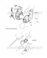 ENGINE, AIR INLET AND OUTLET DUCTS