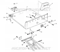 REAR BED MOUNTING 6X6 300 W948730 (4926792679A008)