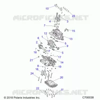 ENGINE, CRANKCASE AND CRANKSHAFT