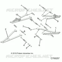FRONT SUSPENSION CONTROL ARMS