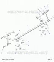 SUSPENSION, STABILIZER BAR, REAR