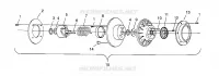 DRIVEN CLUTCH ASSEMBLY XLT 0940767, XLT SP 0940667   XLT SKS 0940567 (4925022502C002)