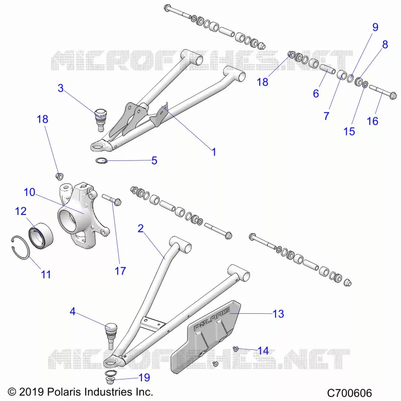 FRONT SUSPENSION CONTROL ARMS