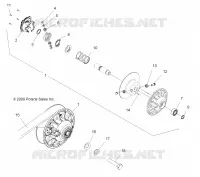 DRIVE TRAIN, SECONDARY CLUTCH