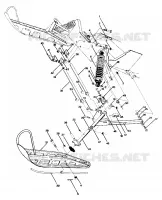 FRONT SUSPENSION AND SKI SPORT, TRAIL, 400 AND 600 (4912701270007A)