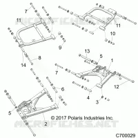REAR SUSPENSION CONTROL ARMS