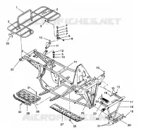 BUMPER / RACKS MOUNTING TRAIL BOSS W938527 (4924072407003A)