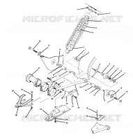 SWING ARM WELDMENT AND REAR SHOCK  ASSEMBLY (4914891489021A)