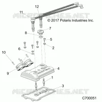 THROTTLE BODY AND VALVE COVER