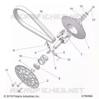 DRIVE TRAIN, CLUTCH, SECONDARY