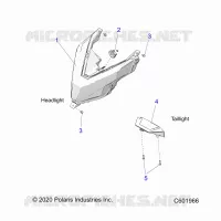 ELECTRICAL, HEADLIGHT AND TAILLIGHT