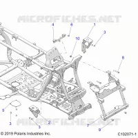 CHASSIS, CABIN SUPPORTS