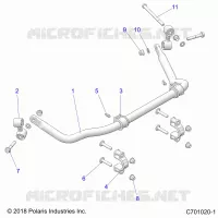 SUSPENSION, REAR STABILIZER BAR