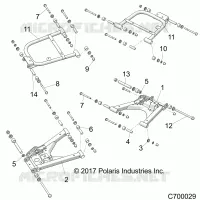 REAR SUSPENSION CONTROL ARMS