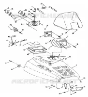 HOOD ASSEMBLY 440 XCR (4921352135007A)