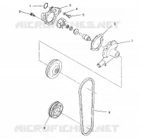 WATER PUMP 500 EFI/0930674 AND  500 EFI SKS/0930574 (4922962296031A)