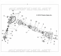 DRIVE TRAIN, FRONT GEARCASE