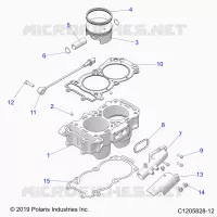 CYLINDER AND PISTON