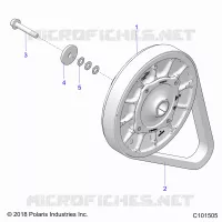 DRIVE TRAIN, SECONDARY CLUTCH