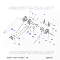 SUSPENSION, REAR TORQUE ARM