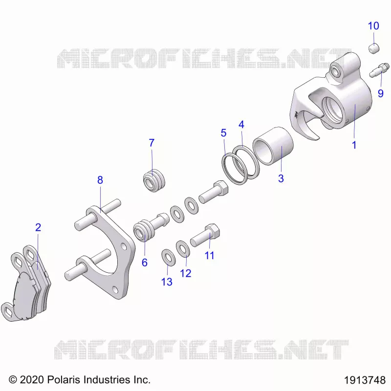 BRAKES, REAR CALIPER