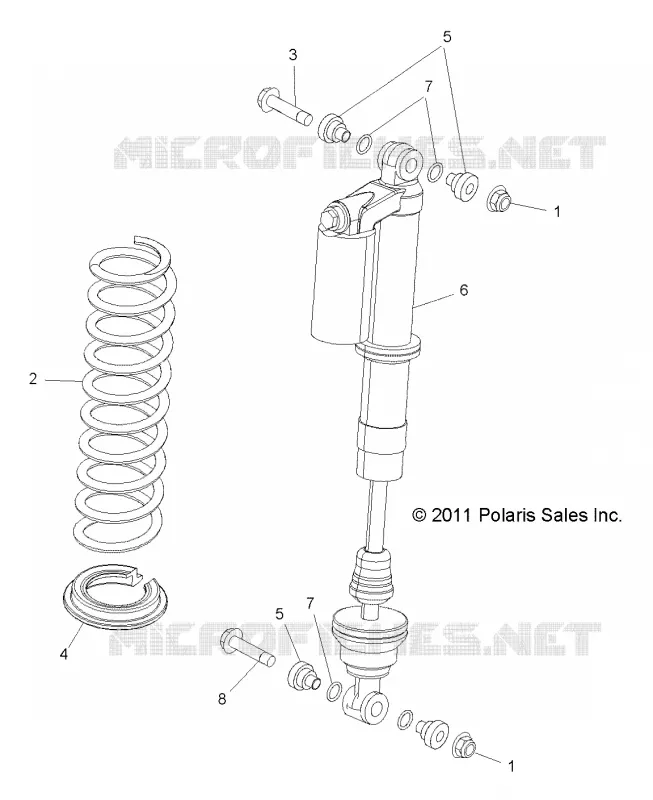 FRONT SUSPENSION SHOCK MOUNTING