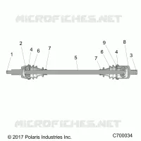 DRIVE TRAIN, FRONT HALF SHAFT