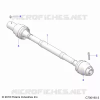 DRIVE TRAIN, FRONT PROP SHAFT