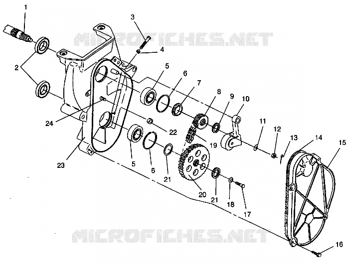 CHAINCASE ASSEMBLY 440 XCR SP 0941660 (4927082708018A)