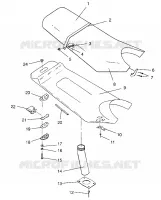 SEAT ASSEMBLY SL 750 B954070 (4930523052A011)