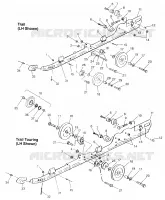 RAIL MOUNTING (SUSPENSION) TRAIL 0972761, EUROPEAN TRAIL E972761, TRAIL TOU (4938313831C004)