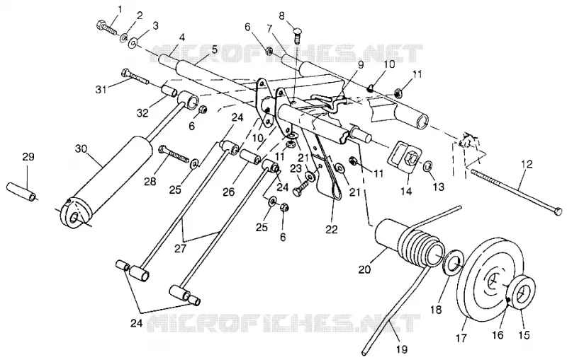REAR TORQUE ARM ULTRA SPX 0975678, ULTRA SPX SE H975678 AND EUROPEAN ULTRA (4939533953B014)