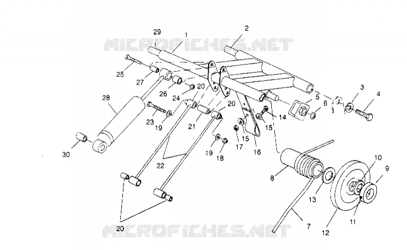REAR TORQUE ARM SPORT TOURING 0950243 AND  EUROPEAN SPORT TOURING (4928822882C004)