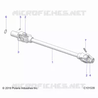 DRIVE TRAIN, FRONT PROP SHAFT