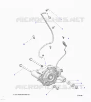 DRIVE TRAIN, FRONT GEARCASE MOUNTING
