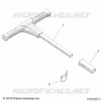 BODY, PASSENGER GRAB BAR