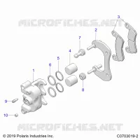BRAKES, REAR CALIPER