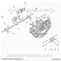 ENGINE, MOUNTING