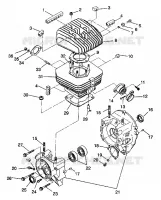CRANKCASE AND CYLINDER