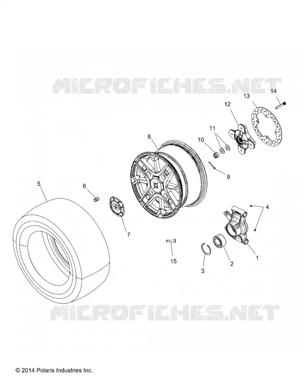 WHEELS, REAR AND HUB
