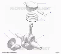 ENGINE, CRANKSHAFT, PISTON AND BALANCE SHAFT