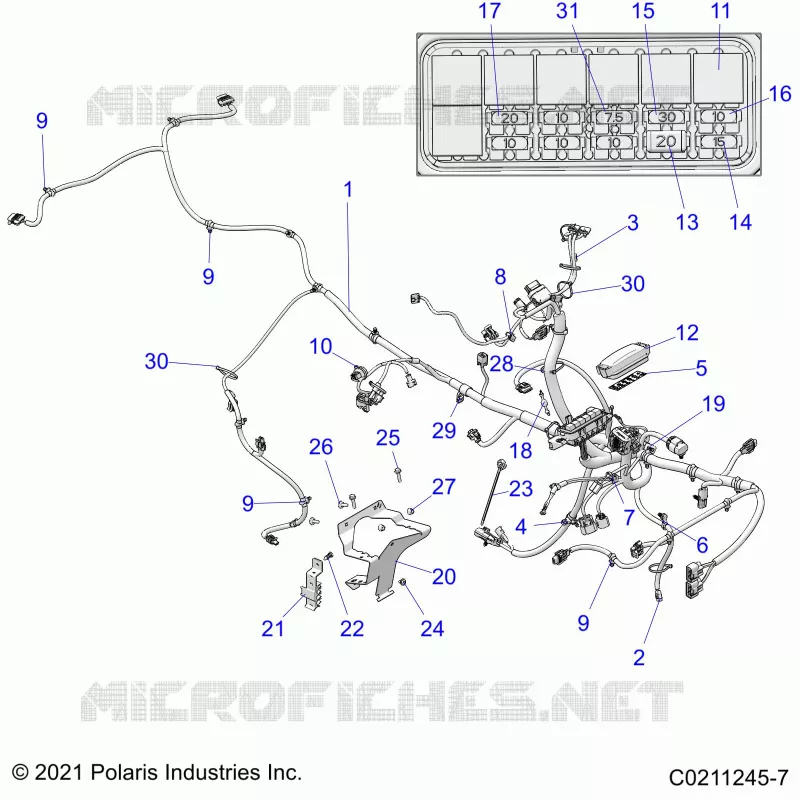 ELECTRICAL, MAIN WIRE HARNESS