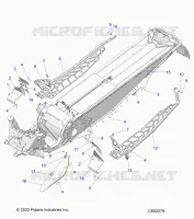CHASSIS, CLUTCH GUARD, FOOTRESTS, AND RUNNINGBOARDS
