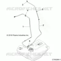 BODY, FUEL LINES, STD.