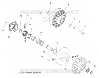 DRIVE TRAIN, SECONDARY CLUTCH