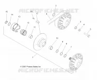 DRIVE TRAIN, SECONDARY CLUTCH