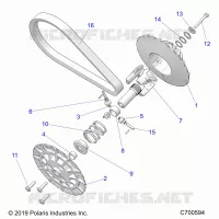 DRIVE TRAIN, CLUTCH, SECONDARY