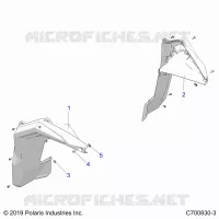 FENDER FLARES, FRONT