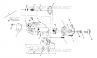 REAR BRAKE 250 4X4 / W928127 (4922872287C005)