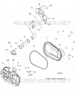 DRIVE TRAIN, CLUTCH COVER AND DUCTING